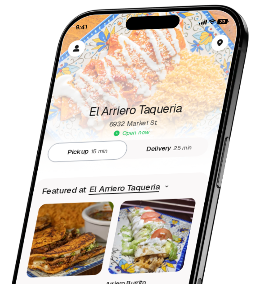 El Arriero Taqueria app preview
